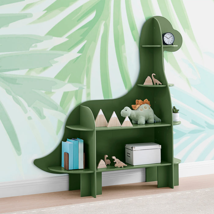 Dinosaur Green (318) 1-Dinosaur Bookcase
