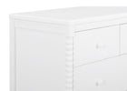 Bianca White (130) 28-Saint 4 Drawer Dresser with Changing Top and Interlocking Drawers