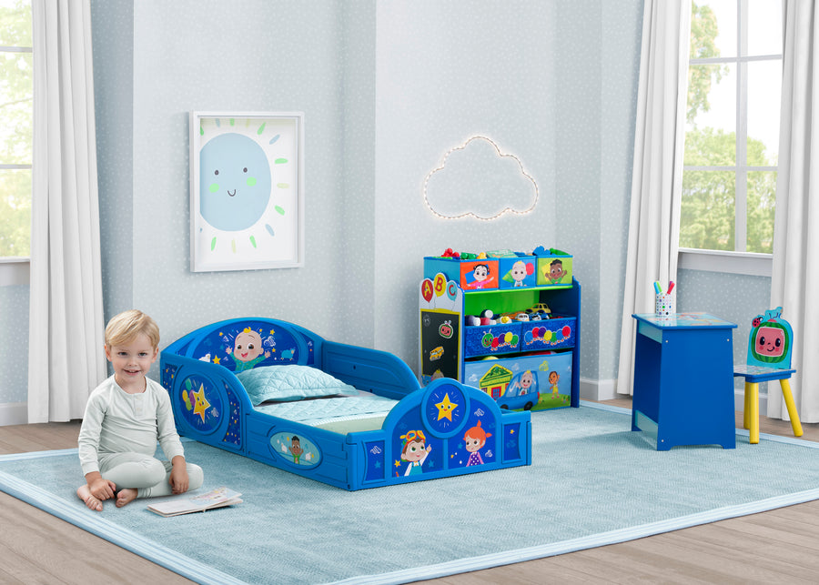 CoComelon (1224) 1-Cocomelon 4-Piece Toddler Room-in-a-Box Bedroom Set