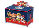 Paw Patrol (1121) 3-PAW Patrol 4-Piece Playroom Set - Includes Table with 2 Chairs and Deluxe Toy Box