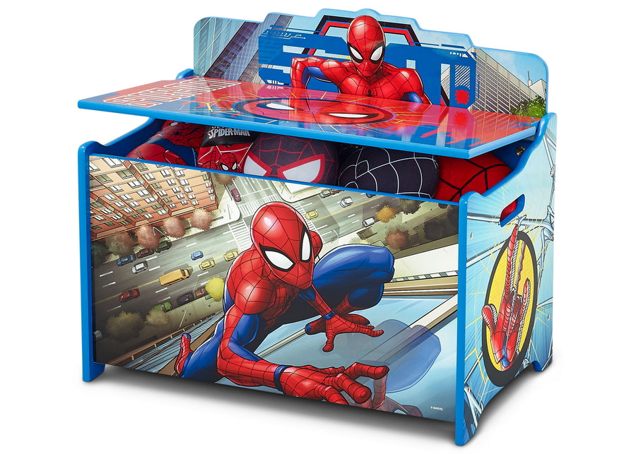 Spider-Man (1163) 3-Marvel Spider-Man 2-Piece Toddler Bedroom Set - Includes Toddler Bed and Deluxe Toy Box