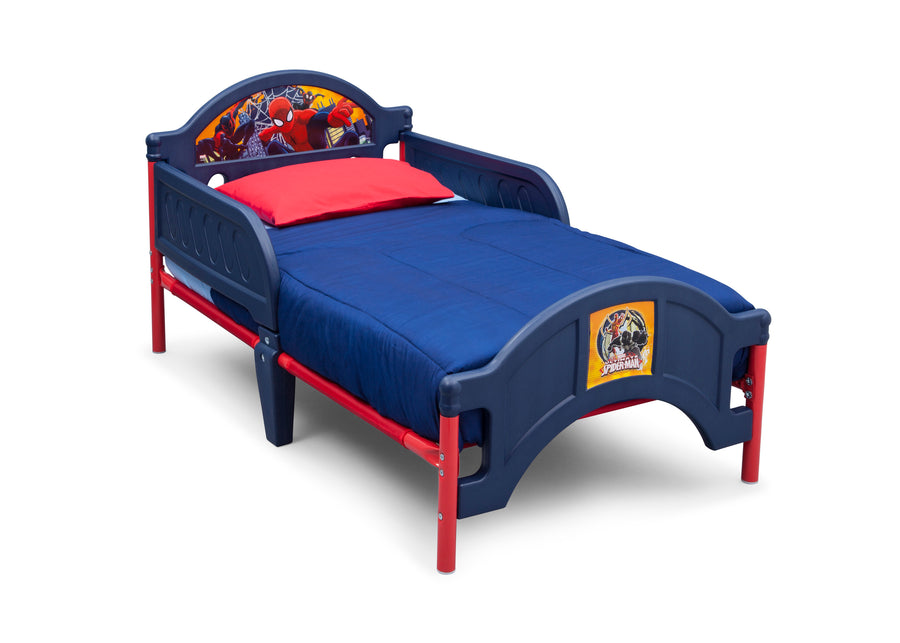 Spider-Man (1163) 2-Marvel Spider-Man 2-Piece Toddler Bedroom Set - Includes Toddler Bed and Deluxe Toy Box