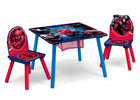 Spider-Man (1163) 3-Marvel Spider-Man 4-Piece Toddler Bedroom Set - Includes Toddler Bed and Table with 2 Chairs