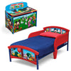 Mickey (1051) 1-Disney Mickey Mouse 2-Piece Toddler Bedroom Set- Includes Toddler Bed and Deluxe Toy Box