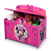 Minnie Fashion (1061) 3-Disney Minnie Mouse 2-Piece Toddler Bedroom Set - Includes Toddler Bed and Deluxe Toy Box