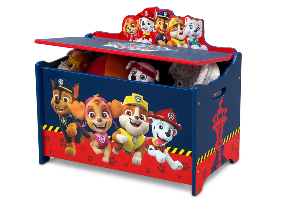 Paw Patrol (1121) 2-PAW Patrol 2-Piece Toddler Bedroom Set - Includes Toddler Bed and Deluxe Toy Box