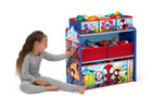 Spider-Man (1164) 4-Spidey and His Amazing Friends 4-Piece Toddler Playroom Set – Includes Play Table and 6 Bin Toy Organizer