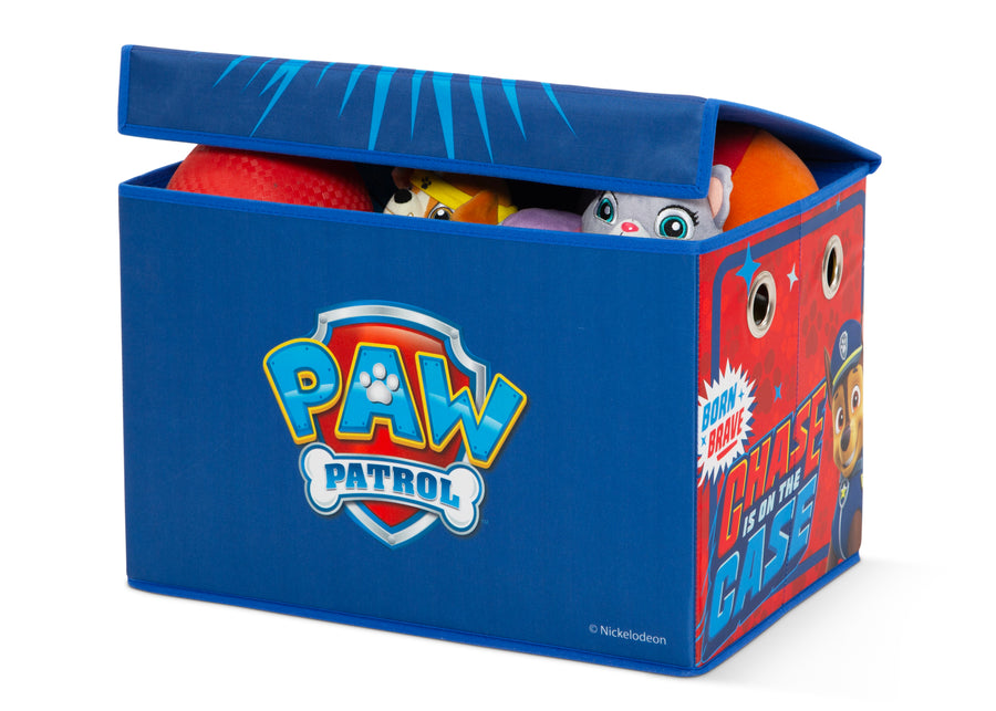 Paw Patrol (1121) 6-Paw Patrol 4-Piece Toddler Room-In-A-Box Set – Includes Sleep And Play Toddler Bed, Table, 1 Chair And Fabric Toy Box