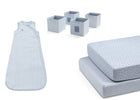 Blue (1677) 1-7-Piece Bedding, Sleep Sack & Storage Bundle