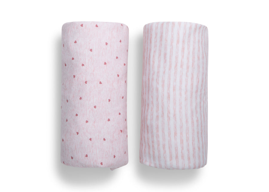 Pink (1678) 10-7-Piece Bedding, Sleep Sack & Storage Bundle