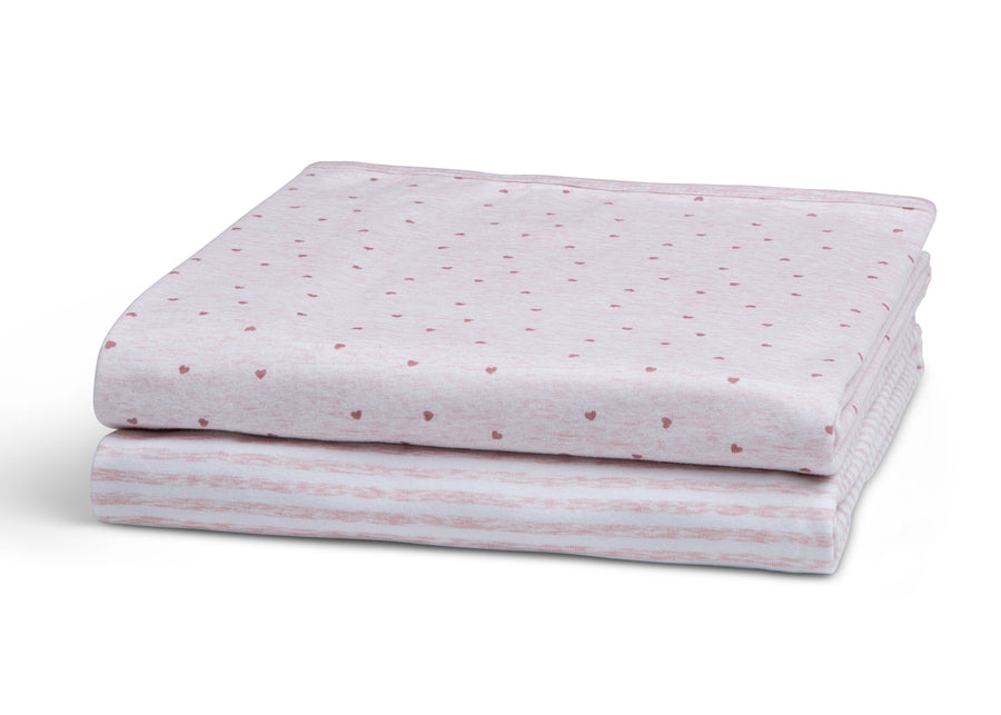 Pink (1678) 10-3-Piece Blanket & Sleep Sack Bundle