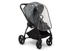 Black (001) 1-Revolve Stroller Rain Cover