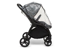 Black (001) 2-Revolve Stroller Rain Cover
