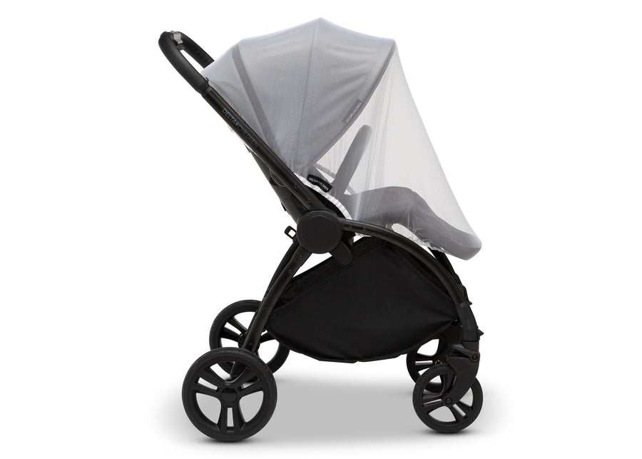 White (100) 2-Revolve Stroller Bug Net