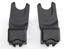Black (001) 2-Car Seat Adapter for Maxi-Cosi, CYBEX & Nuna (fits Strollers 11110, 12560 & 12900)