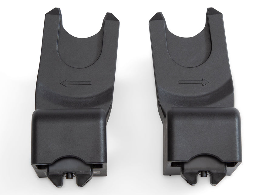 Black (001) 2-Car Seat Adapter for Maxi-Cosi, CYBEX & Nuna (fits Strollers 11110, 12560 & 12900)
