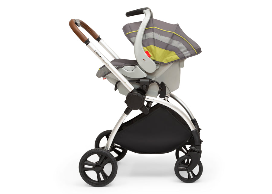 Black (001) 3-Car Seat Adapter for Baby Trend EZ Flex-Loc (fits Revolve Reversible Stroller 11898)