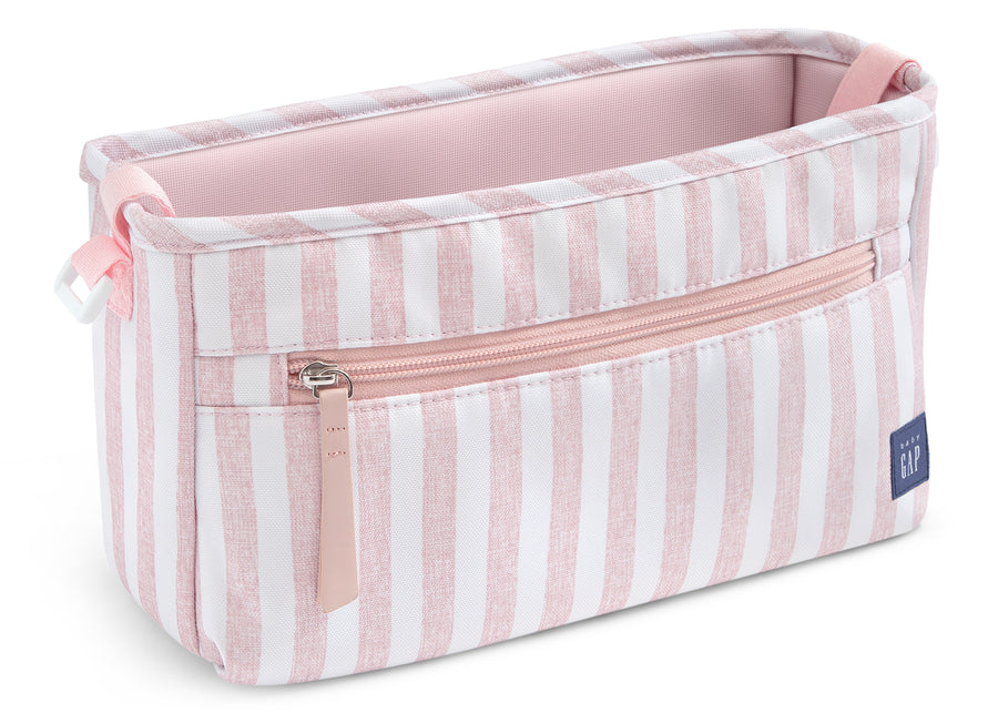 Pink Stripes (2356) 3-babyGap Classic Parent Organizer for Single Stroller
