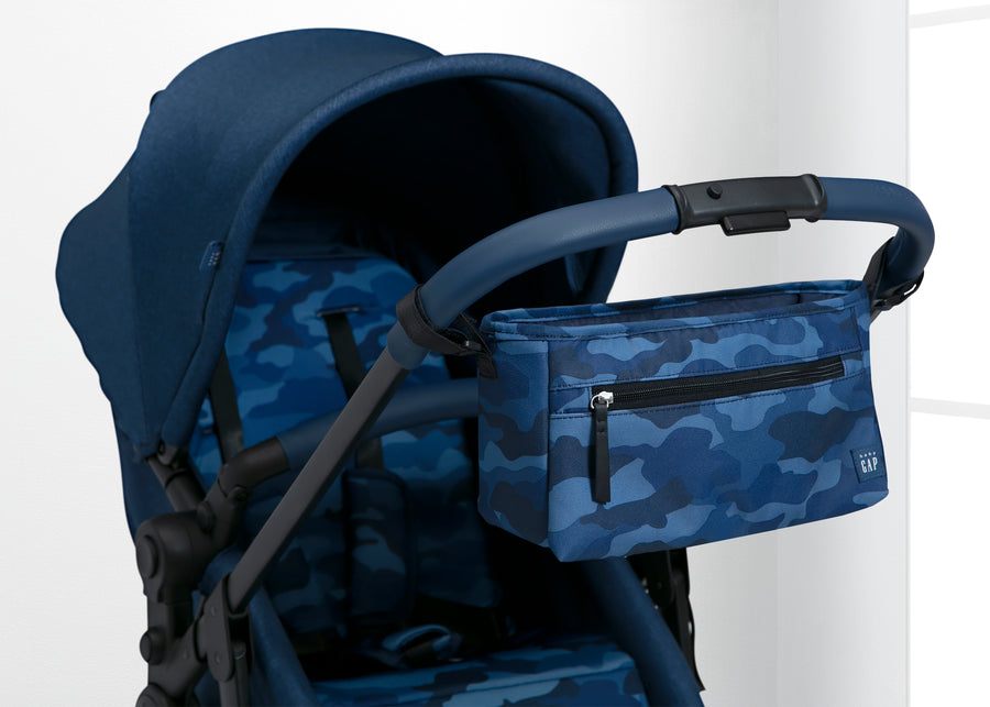 Navy Camo (2357) 11-babyGap Classic Parent Organizer for Single Stroller