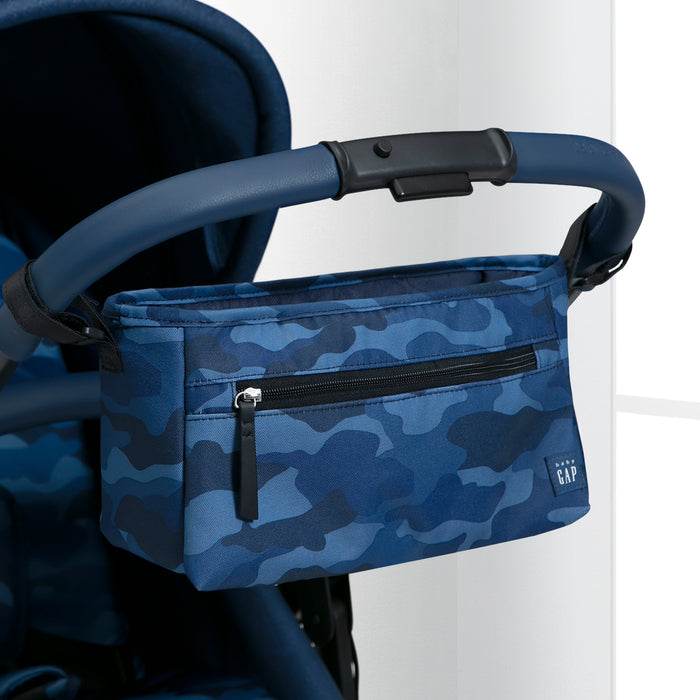 A1967 2357 Gap Parent Organizer Blue Camo Lifestyle 101 3-babyGap Classic Parent Organizer for Single Stroller