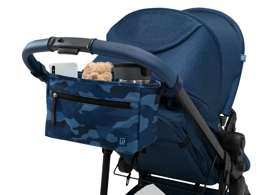 Navy Camo (2357) 13-babyGap Classic Parent Organizer for Single Stroller