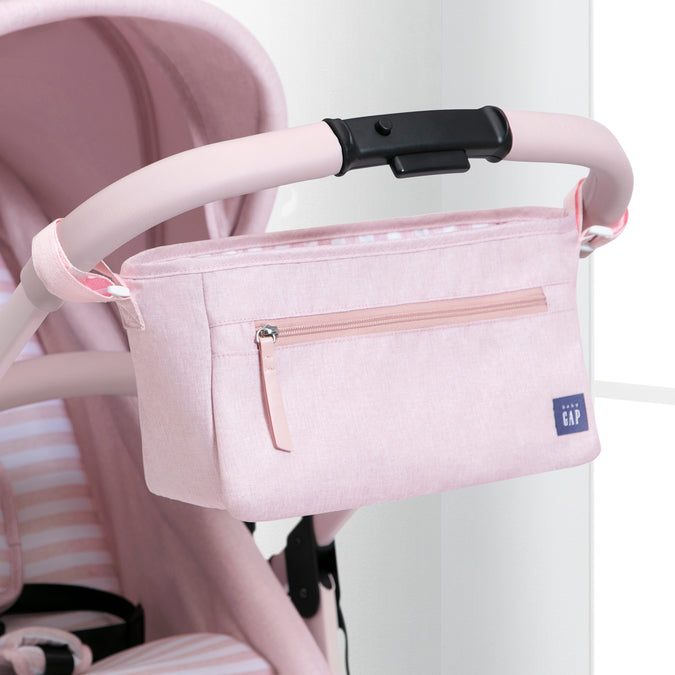 A1967 2431 Gap Parent Organizer Pink Lifestyle 101 62-babyGap Classic Parent Organizer for Single Stroller