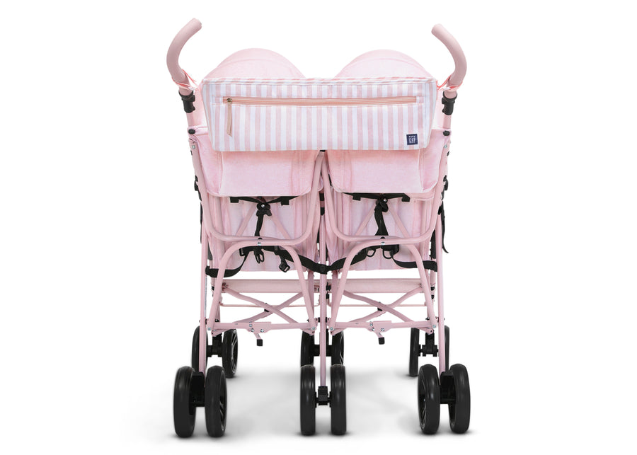 Pink Stripes (2356) 5-babyGap Classic Parent Organizer for Double Stroller