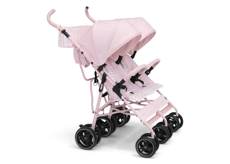 Pink Stripes (2356) 6-babyGap Classic Parent Organizer for Double Stroller