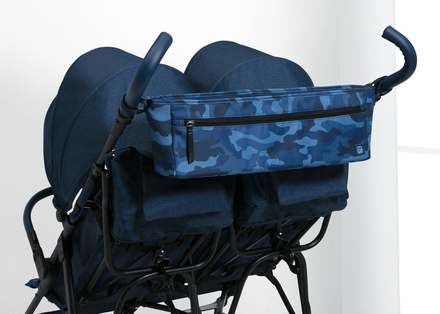 Navy Camo (2357) 9-babyGap Classic Parent Organizer for Double Stroller