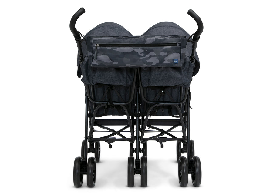 Black Camo (2358) 19-babyGap Classic Parent Organizer for Double Stroller