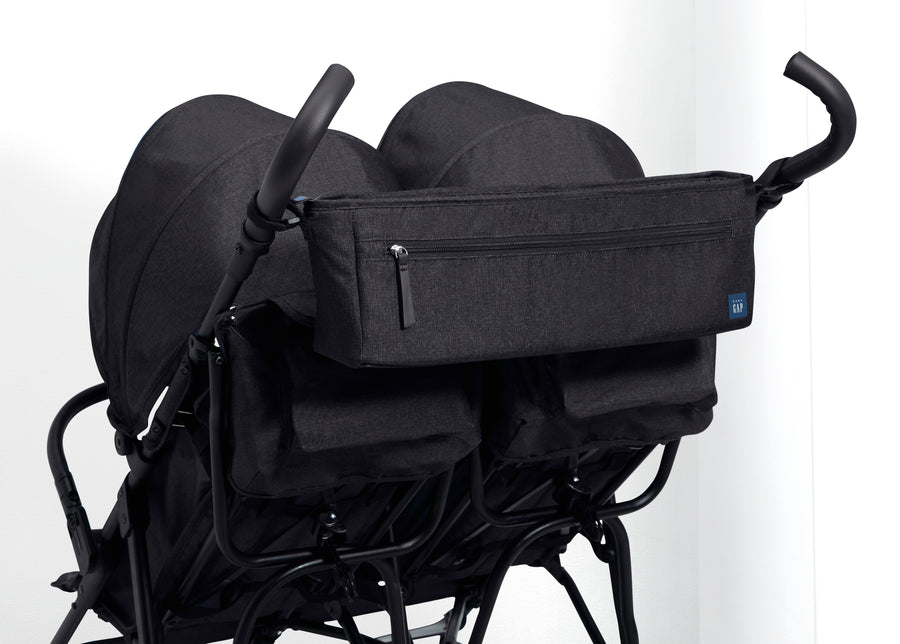 Black (2429) 30-babyGap Classic Parent Organizer for Double Stroller