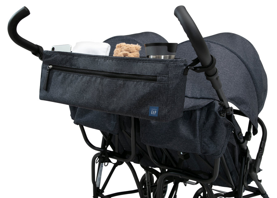 Black (2429) 32-babyGap Classic Parent Organizer for Double Stroller