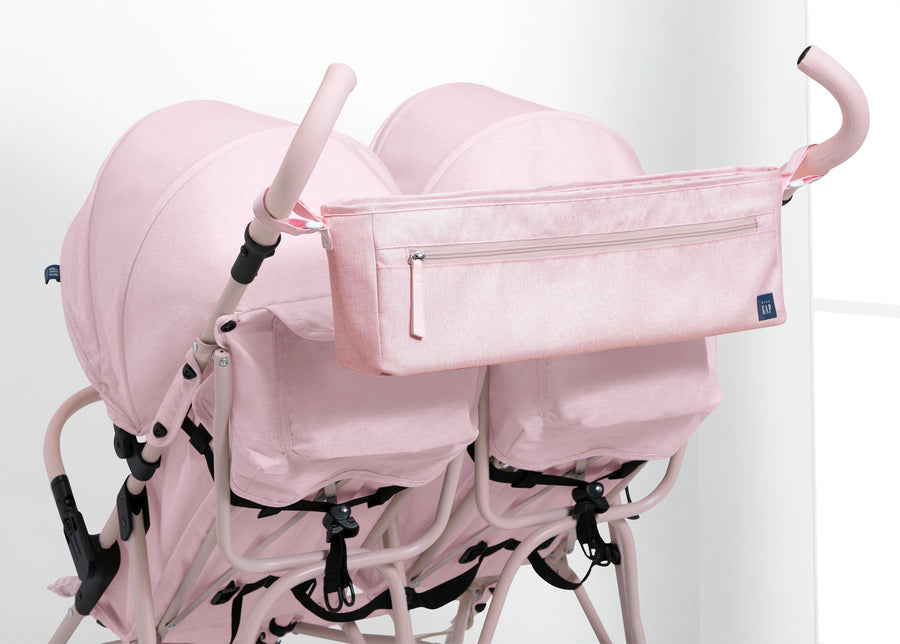 Pink (2431) 45-babyGap Classic Parent Organizer for Double Stroller