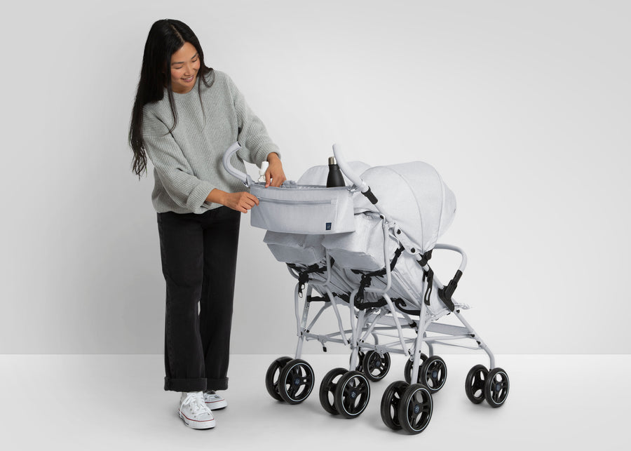 Grey (2432) 51-babyGap Classic Parent Organizer for Double Stroller