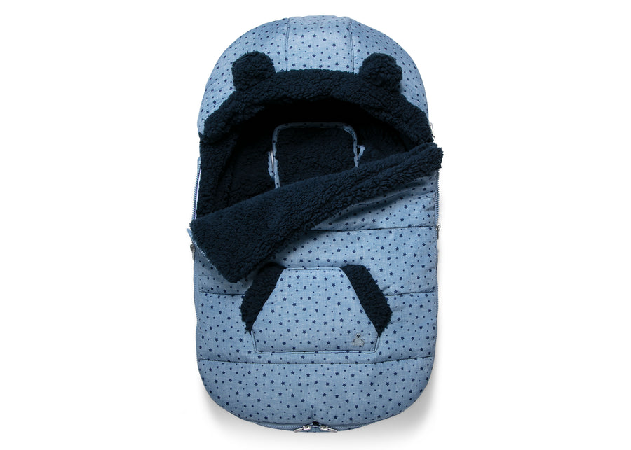 Chambray Stars (2438) 15-babyGap Infant Stroller Footmuff