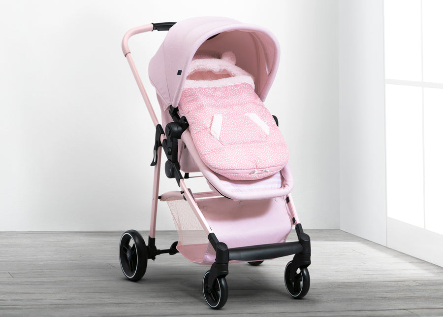 Blush Dots (2440) 1-babyGap Infant Stroller Footmuff