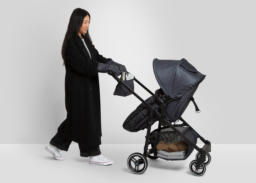 Black (2429) 11-babyGap Stroller Handmuff