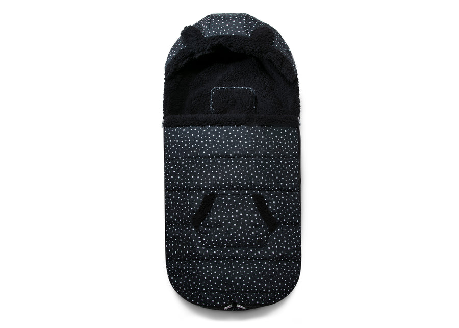 Black with White Stars (2437) 19-babyGap Toddler Stroller Footmuff