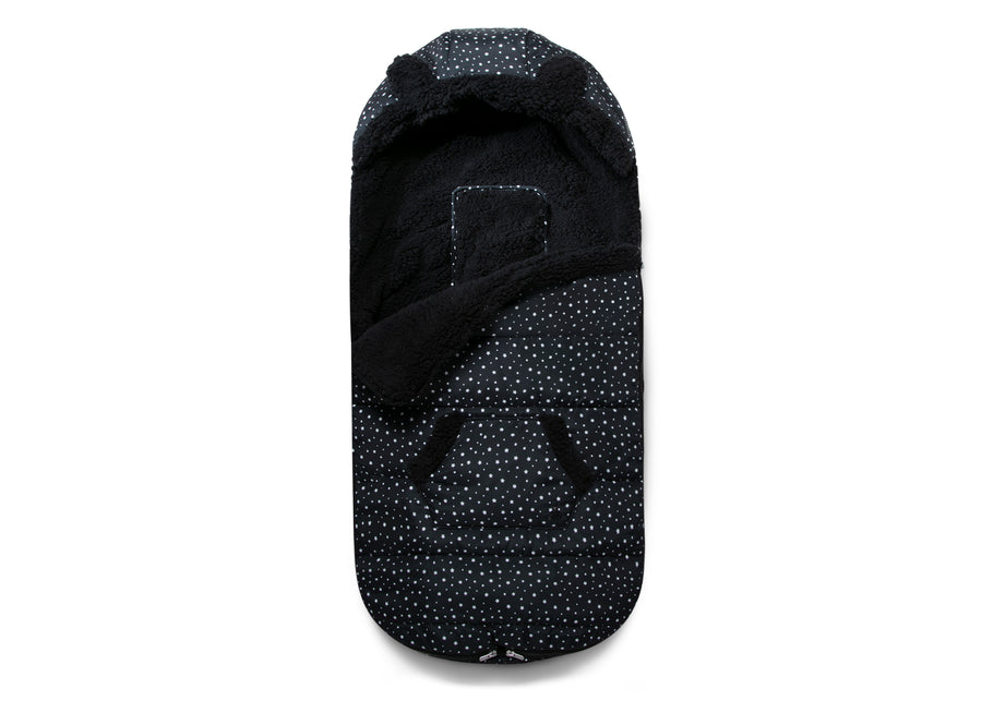 Black with White Stars (2437) 20-babyGap Toddler Stroller Footmuff