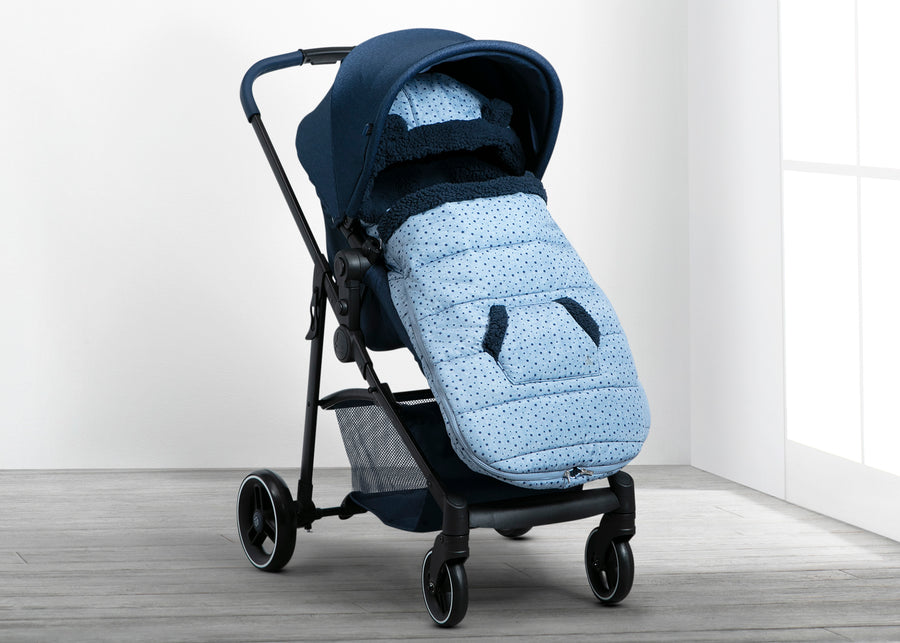 Chambray Stars (2438) 11-babyGap Toddler Stroller Footmuff
