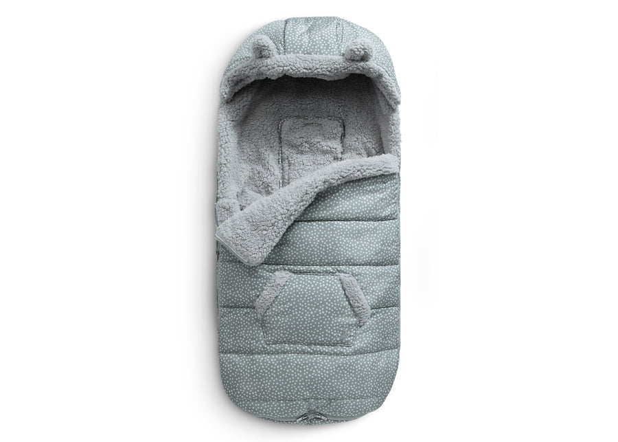Grey Dots (2439) 10-babyGap Toddler Stroller Footmuff