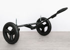 Black (001) 1-Deluxe Wagon All-Terrain Sand Wheel Kit for Stroller Wagon (60003A)