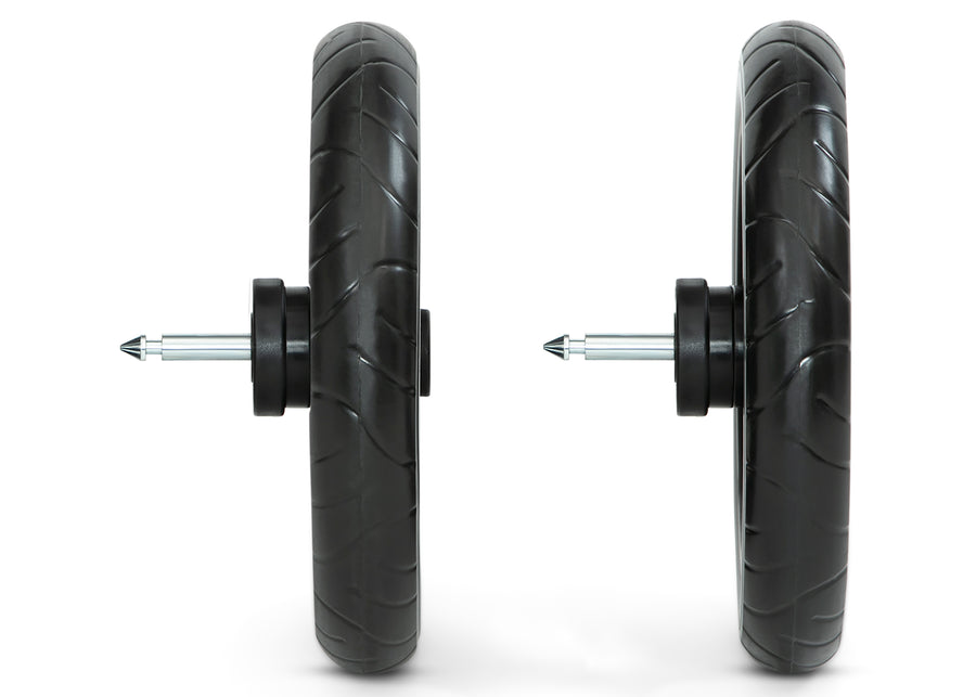 Black (001) 8-Deluxe Wagon All-Terrain Sand Wheel Kit for Stroller Wagon (60003A)