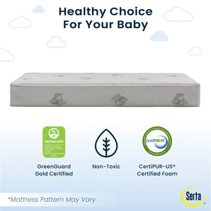 No Color (NO) 3-Serta Perfect Start Deluxe Limited Dual Sided Baby Crib Mattress and Toddler Mattress