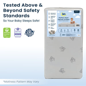 No Color (NO) 5-Serta Perfect Start Deluxe Limited Dual Sided Baby Crib Mattress and Toddler Mattress
