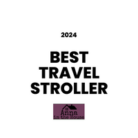 Award badge for Best Travel Stroller 2024