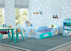 Bluey (1077) 2-Bluey Sleep and Play Toddler Bed with Built-In Guardrails