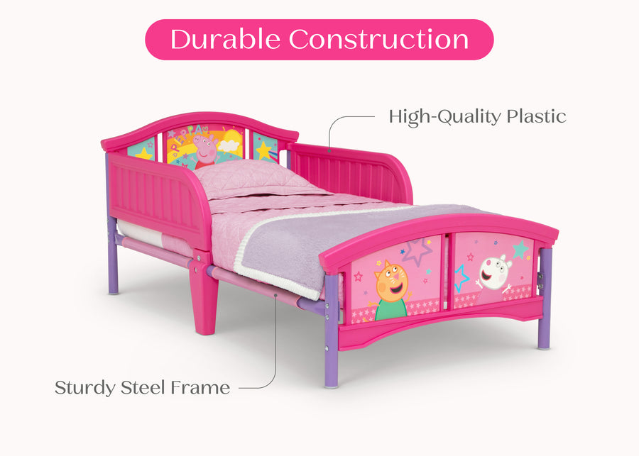 Peppa Pig (1627) 6-Peppa Pig Big Adventures Plastic Toddler Bed