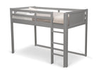Grey (026) 7-Twin Loft Bed with Guardrail and Ladder