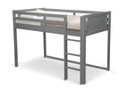 Cool Grey (1216) 3-Twin Loft Bed with Guardrail and Ladder